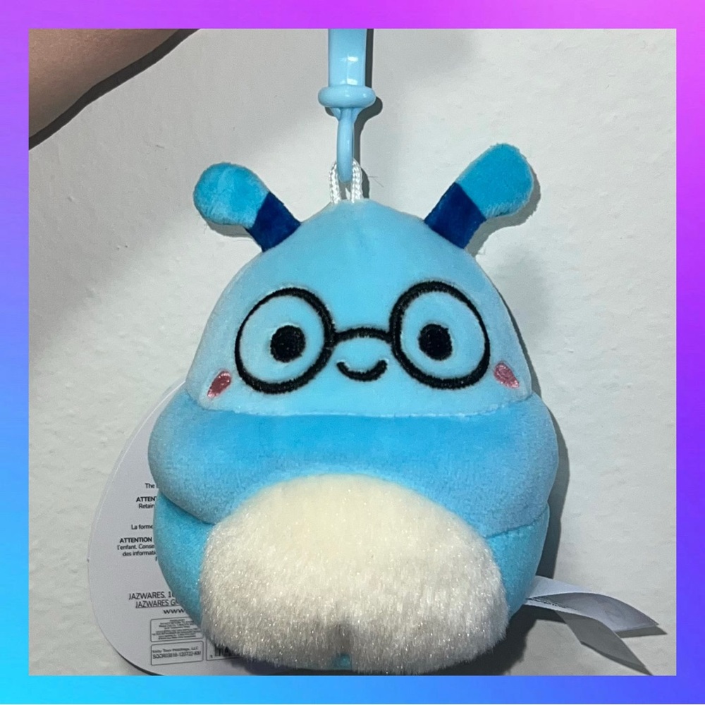 NWT Caterpillar Clip Squishmallow